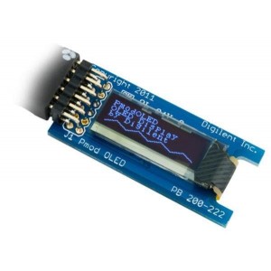 410-222, Средства разработки визуального вывода PmodOLED - Organic LED Graphic Display