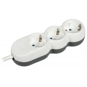 Удлинитель 3х3м с заземл. 16А IP20 Uno У03 2P+PE 250В 3х1.5 WYP53-16-03-03-Z