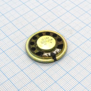 Капсюль динYD28N 32 Ом 0.25Вт, Капсюль динYD28N 32 Ом 0.25Вт