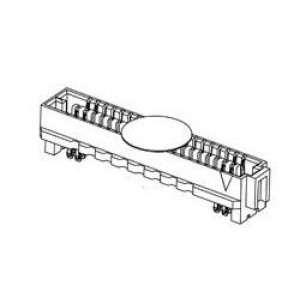 46557-5545, Межплатные и промежуточные соединители 1.27MM SEARAY RECPT 4ROW 200P 6.5MM SH