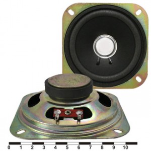 YD103-10S  6W   8OHM, Динамик 8 Ом, 6Вт, 102x102x35,3мм