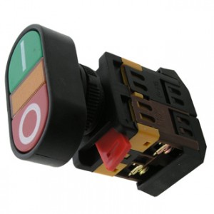 3SA12-22E-11BSWD, Кнопочный переключатель серии 3SA12, NO - NC, неоновая лампа, 600В, 10А