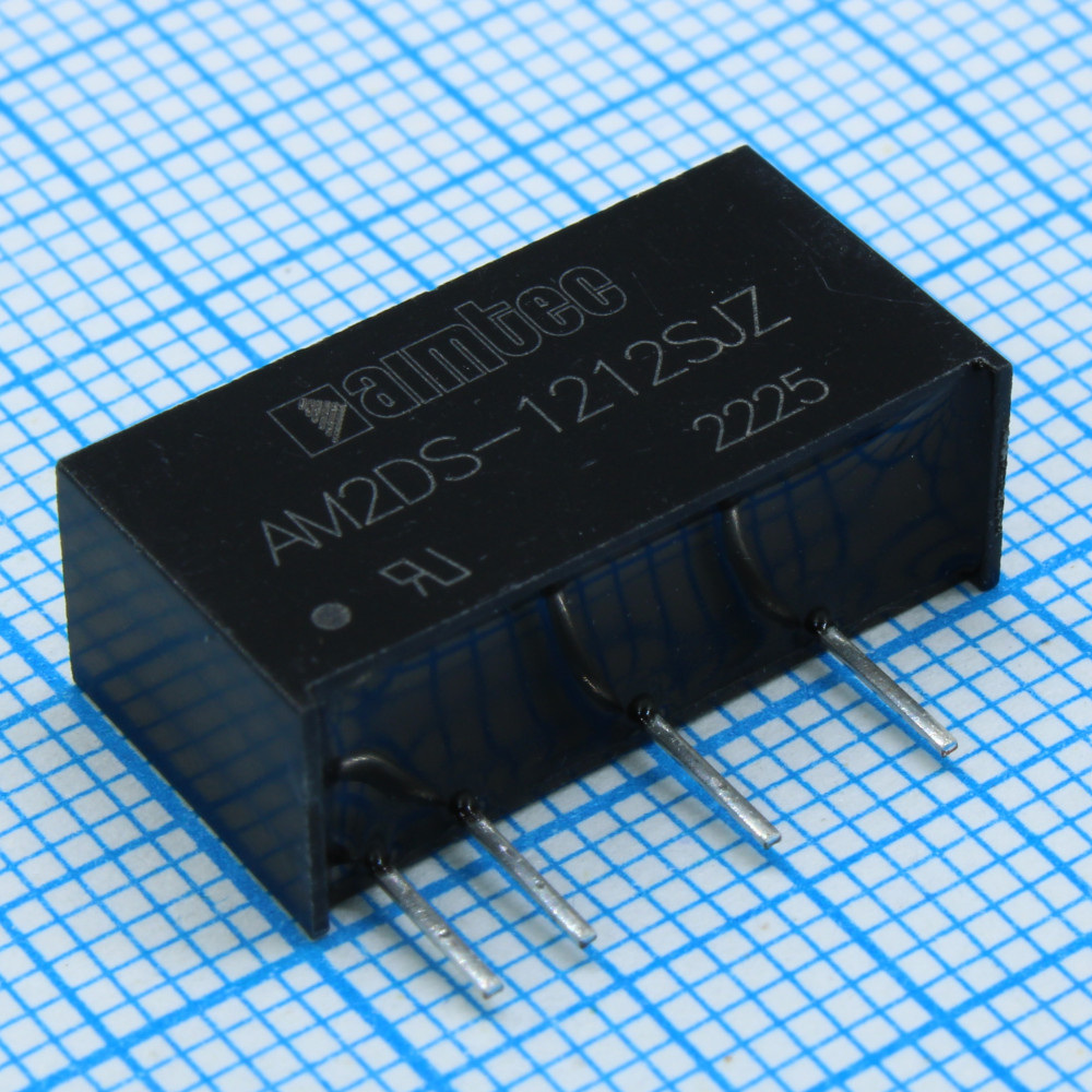 Изображение товара Модуль преобразователя DC/DC AM2DS-1212SJZ 2Вт 12В SIP7
