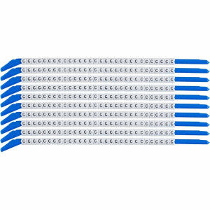 brd313212, SCN-13-C клипсы, легенда "C", нейлон, для провода диаметром 3.4-3.8 мм, 300 шт. в упак.