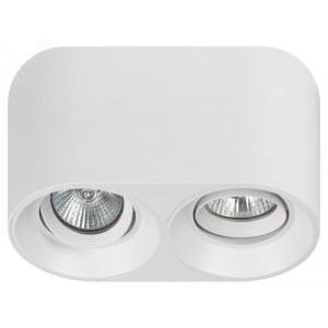 Светильник настенно-потолочный спот OL25-2 WH MR16/GU5.3, белый, поворотный Б0054384