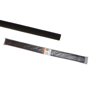 Термоусаживаемая трубка ТУТнг 2/1 черная по 1м (200 м/упак) SQ0518-0326
