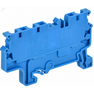 ARMAFIX Клемма пружинная CX2.5-3 BU 2,5мм2 трехконтактная синяя IEK AF-CT40-00-3-K07-002