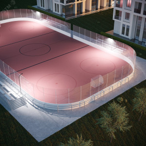 Прожектор светодиодный Qplus 100 W 8500 lm IP65 6500K графитовый серый 1/4 690511100