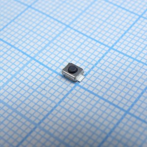 B3U1000P, Кнопка тактильная 3.2х2.5х1.2мм вертикальная, тип контактов SPST-NO, SMD монтаж