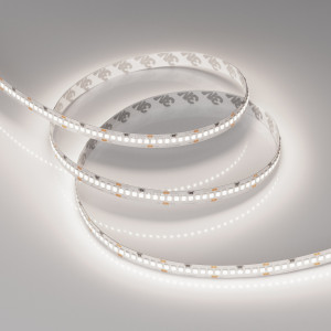 Лента RT-A252-10mm 24V Day5000 (11 W/m, IP20, 2835, 5m) 028618(2), Светодиодная лента RT-A252, открытая. Светодиоды 2835, 252 шт/м (1260 шт на 5 м), белая плата, ширина 10 мм, скотч 3M. Цвет ДНЕВНОЙ 5000 K, цветопередача CRI>85, угол 120°. Питание 24V, мощность 11 Вт/м (55 Вт на 5 м). Размеры 5000x10x1.5 мм. Мин. отрезок