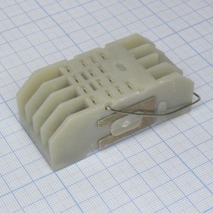 Розетка РП21-004-2, Розетка предназначена для крепления к панели при помощи защелки. тип 2(под дин-рейку)