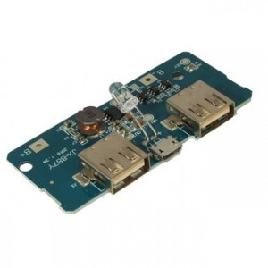 EM-847, 2 х USB модуль для внешнего ЗУ с ЖКИ