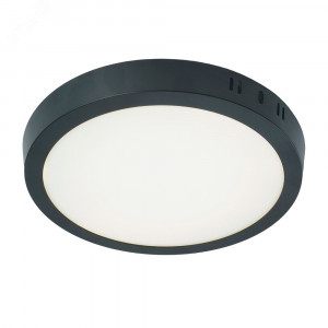 Светильник светодиодный ДПО-18w 4000K 1260Лм черный AL504 51073