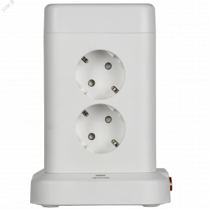 DOMINIC Удлинитель У08K 8 мест 2P+PE 1,5м 3х1,0мм2 16А/250В USB A+C 20Вт белый IEK DN-YP30-16-08-01-ZKU-K01