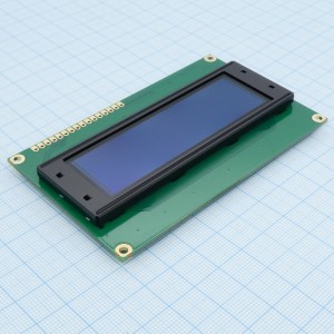 WEH002004ALPP5N00010, OLED символьный 20х4 (2004A), желтый, 8-битный паралл. интерфейс, VDD = 3.0 ... 5.3 В, -40...+80С