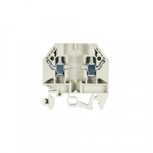 Клемма для модулей WK 4 TKG/U, Клемма для подключения модулей, тип фиксации провода: винтовой, номинальное сечение: 4 мм кв., 6,3A, 800V, ширина: 6 мм, цвет: серый, тип монтажа: DIN35