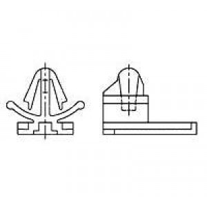 368121-1, Автомобильные разъемы CLIP HSG FOR 070 (EJ MK-II 16P)