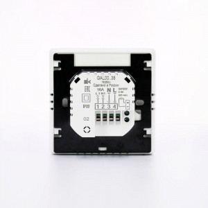 ARTGALLERY ТЕРМОСТАТ программируемый с Wi-Fi для электрического теплого пола, 16 А, моноблочный, БЕЛЫЙ GAL000138