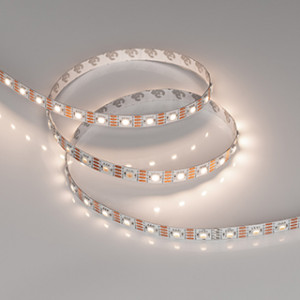 Лента SPI-B60-10mm 12V Day4000-PX1-RAM (9.3 W/m, IP20, 5060, 5m) 037828, Светодиодная лента SPI-B60, открытая IP20, с микросхемой TX1818 (битый пиксель не влияет на передачу сигнала далее по ленте). Светодиоды 5060, 60 шт/м (1 pixel = 1 LED), белая плата 10 мм, скотч 3М. Цвет ДНЕВНОЙ 4000K, цветопередача CRI>80, угол 120°. Пит