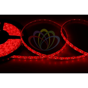 LED лента 5м силикон, 8 мм, IP65, SMD 2835, 60 LED/m, 12 V, цвет свечения красный LAMPER 141-351