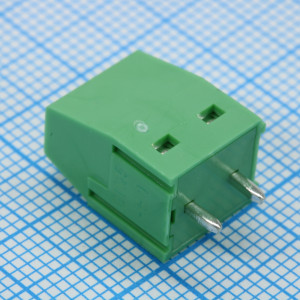 GT125-5.0-02P-14-00, Винтовой клеммный блок c рельефной обоймой, 2 контакта. Серия GT125-5.0