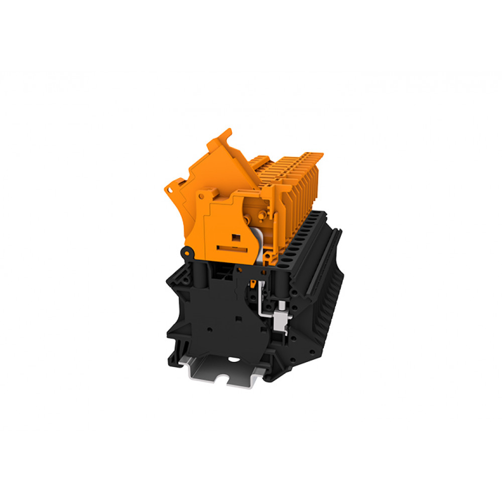 Изображение товара Клемма с размыкателем TU4-SPLIT-BK для электросистем DIN монтаж