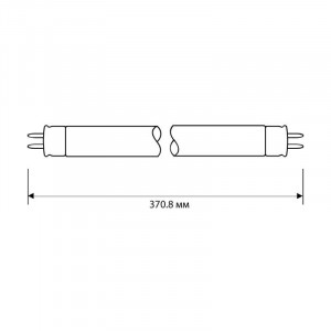 Лампа люминесцентная FT4-12W/54 12Вт T4 6500К G5 Camelion 3371