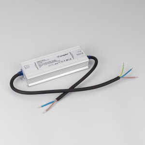 Блок питания ARPJ-LG-2141050-PFC (150W, 95-214V, 0.5-1.05A) 039540, Источник тока с гальванической развязкой для светильников и мощных светодиодов. Входное напряжение 120-277 VAC. Выходные параметры: 95-214 В, 500-1050mА (регулировка встроенным потенциометром, установка по умолчанию 700мА), 150 Вт. Встроенный PFC >0.95.