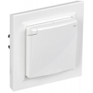 BRITE Роз. с кр. 16А IP44 РСбш10-3-44-БрБ бел. в сб. BR-R16-16-44-K01-F-PRO