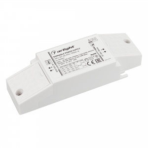 Блок питания ARJ-SP-30-PFC-TRIAC-INS (30W, 26-42V, 0.5-0.7A) 026052(1), Диммируемый источник тока по стандарту TRIAC с гальванической развязкой для светильников и мощных светодиодов. Входное напряжение 220-240 VAC. Выходные параметры: 26-42 В, 500-700 mА, 30 Вт. Выбор значения тока осуществляется DIP-переключателем.