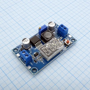 i06/1 LED DC-DC с вольтметром LM2596, понижающий DC-DC преобразователь с вольтметром