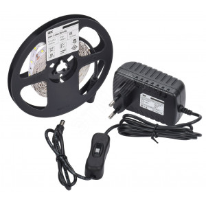 Комплект DIY (2835W60-4,8-IP20-12В 5м + др. + выкл.) LSR1-2-060-20-1-05-S1