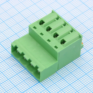 2EDGKDR-5.08-04P-14-00, Нажимной безвинтовой клеммный блок 4 контакта серия 2EDGKDR-5.08