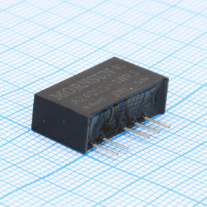 A2405S-1WR3, Преобразователь DC/DC 1 Вт вход 24 В, выход ±5 В/±100 мА (ТНТ)