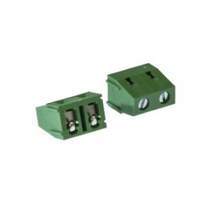 DG128-7.5-02P-14-00A(H), Винтовой клеммный блок c рельефной обоймой, 2 контакта. Серия DG128-7.5