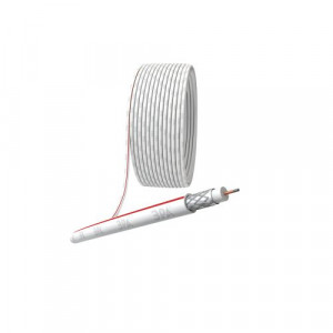 Кабель коаксиальный SAT 50 M.CCS/оплетка Al 75проц. PVC Simple 75Ом бел. (м) Б0044607
