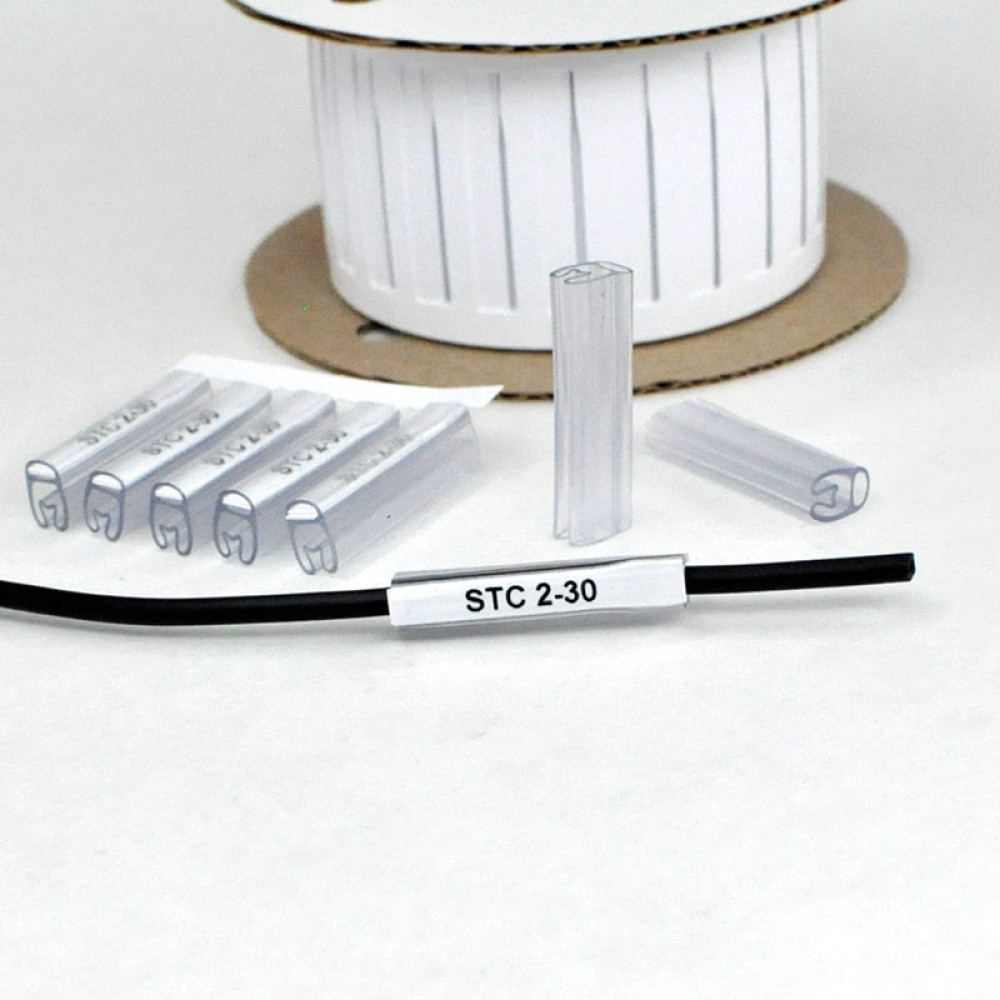 Изображение товара Держатель маркера STC-2-30 прозрачный для кабелей