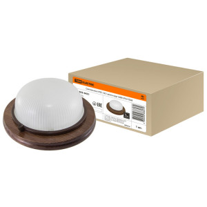 Светильник НПБ1301 венге круг 60Вт IP54 SQ0303-0431