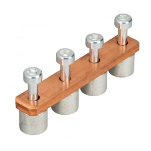 Соединительная перемычка VB WKN70 - 5, Соединительная перемычка, 5 полюсов, неизолированная, винтовая, для клемм: WKN 70/U