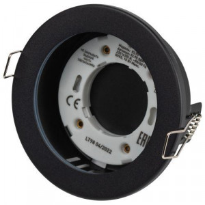 Светильник KL95 SBK под лампу GX53 IP44 влагозащищенный встраиваемый черн. Б0055812