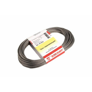 Трос нержавеющий d=2 мм, (моток 20 м) 09-5502