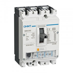 Выключатель автоматический 3п 160А 50кА NM8N-250S EN с электрон. расцеп. CHINT 271334