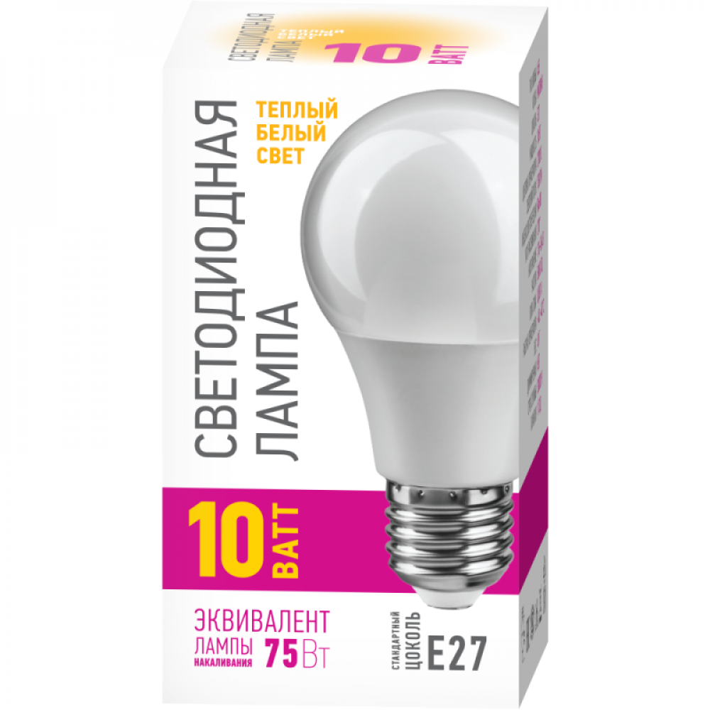 Изображение товара Лампа светодиодная 82 910 OLL-A55-10-230-2.7K-E27-PROMO 10Вт 82910