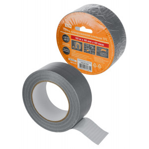 Лента армированная клейкая TPL, серебристая, 48 мм х 50 м SQ0526-0904