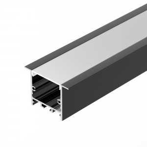 Профиль SL-LINIA49S-F-2000 ANOD BLACK 039389, Алюминиевый анодированный профиль для светодиодных лент и линеек. Цвет - чёрный. Габаритные размеры (LхWхH): 2000x49x37,5 мм, паз для установки 35 мм. Ширина площадки для ленты 30,5 мм. Экраны, заглушки и другие аксессуары приобретаются отдельно. Цена за