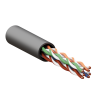 Кабель витая пара U/UTP кат.5E 4 пары solid внешн. LDPE черн. TERACOM TRC-5EUTP-04PE-BK-OUT3