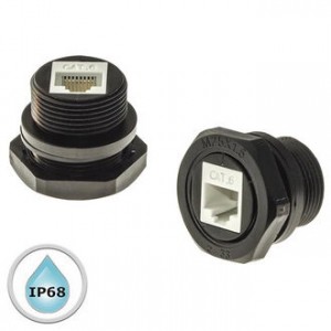 RJ45M25Z0-6A, Разъём герметичный SZC RJ45M25Z0-6A, 10BASE-T,100 BASE-T, 1000 BASE-T