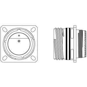 DTS20W25-04PN, Круговой мил / технические характеристики соединителя DTS 143C 48#20 8#16 PIN RECP