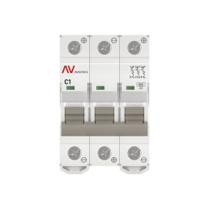 mcb6-DC-3-01C-av Выключатель автоматический AV-6 DC 3P 1A (C) 6kA EKF AVERES(кр.1шт)