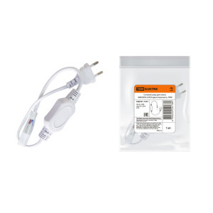 Сетевой шнур для неона SMD2835-220 В одностороннего, SQ0331-1537